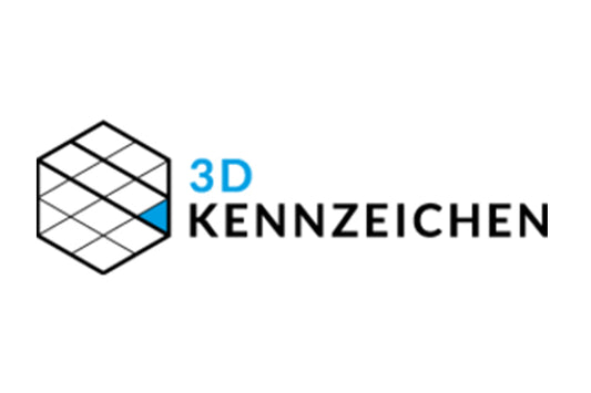 3D Kennzeichen Logo