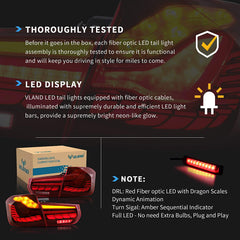 VLAND taillights O-LED suitable for BMW 4 Series F32, F33, F36, F82