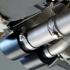 Aulitzky Exhaust | ECE Klappenabgasanlage 3" (76mm) ab Kat/OPF | passend für BMW M3/M4 inkl. Competition/CS (F80/F82/F83) S55