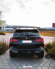 Aulitzky Exhaust | ECE Abgasanlage ab OPF mit Klappensteuerung | passend für BMW X3M/X4M inkl. Competition (F97/F98) S58