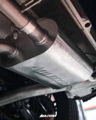 Aulitzky Exhaust | ECE Abgasanlage ab OPF mit Klappensteuerung | passend für BMW X3M/X4M inkl. Competition (F97/F98) S58