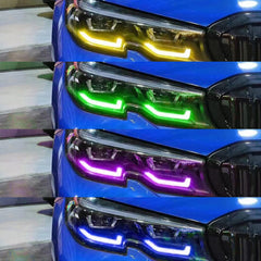 TNF RGBW DRL Farbwechsel Tagfahrlichter Module passend für BMW 3er (G20) Baujahr 19-22 LED Scheinwerfer