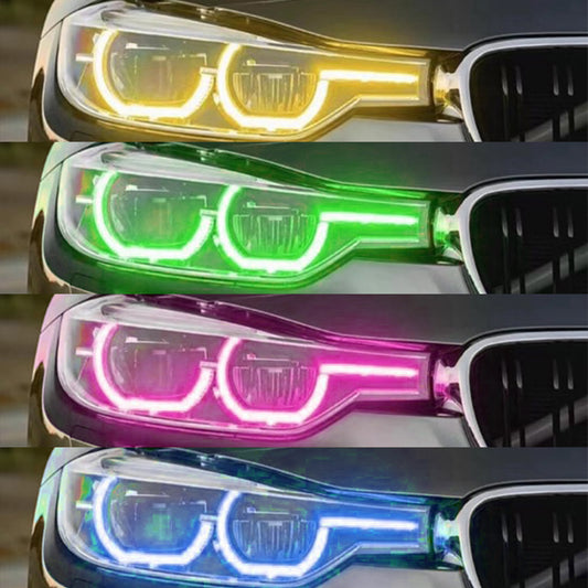 TNF RGBW DRL Farbwechsel Tagfahrlichter Module passend für BMW 3er (G30) Facelift LED Scheinwerfer