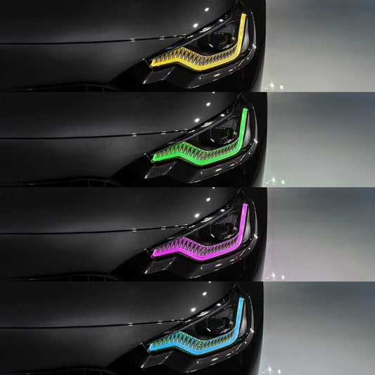 TNF RGBW DRL Farbwechsel Tagfahrlichter Module passend für BMW M2 (G87) 2er (G42)