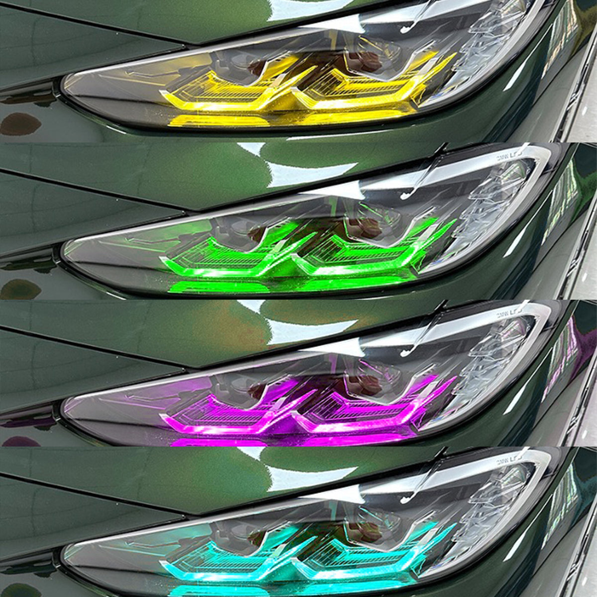 Headlight DRL module upgrade yellow suitable for F97 X3M F98 X4M G01
