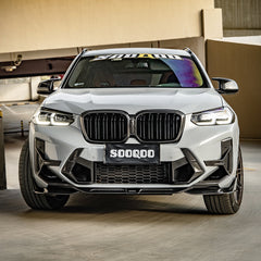TNF+ SOOQOO Frontspoiler Carbon passend für BMW X3 M (F97) X4 M (F98) Facelift