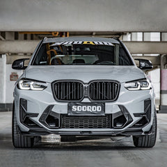 TNF+ SOOQOO Lufteinlässe Carbon passend für BMW X3 M (F97) X4 M (F98) Facelift