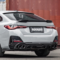 TNF+ SOOQOO Heckansatz Carbon passend für BMW 4er (G26/i4/G26 Gran Coupe)