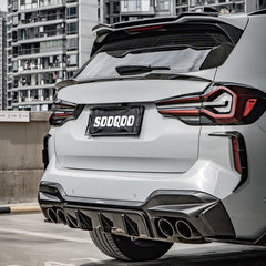 TNF+ SOOQOO Heck Canards Carbon passend für BMW X3 M (F97) Facelift