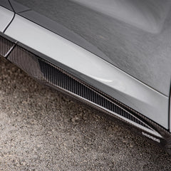 TNF+ SOOQOO Seitenschweller Carbon passend für BMW iX3 (G08) X3 (G01 Facelift) X4 (G02 Facelift) X3 M (F97/F97 Facelift) X4 M (F98/F98 Facelift)