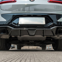 TNF+ SOOQOO Heckdiffusor ohne Licht Carbon passend für BMW X4 (G02) Facelift