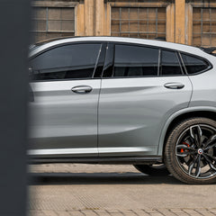 TNF+ SOOQOO Seitenschweller mit Flap Carbon passend für BMW iX3 (G08) X3 (G01 Facelift) X4 (G02/G02 Facelift) X3 M (F97/F97 Facelift) X4 M (F98/F98 Facelift)