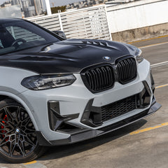 TNF+ SOOQOO Frontspoiler Carbon passend für BMW X3 M (F97) X4 M (F98) Facelift