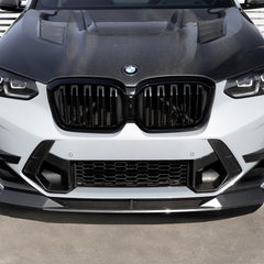 TNF+ SOOQOO Frontspoiler Carbon passend für BMW X3 M (F97) X4 M (F98) Facelift