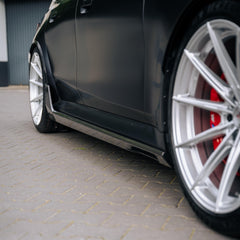 TNF+ SOOQOO Seitenschweller mit Flaps Carbon passend für BMW M5 (G90/G99)