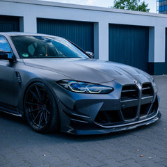 TNF+ SOOQOO Frontspoiler B-Style Carbon passend für BMW M3 (G80/G81) M4 (G82/G83)