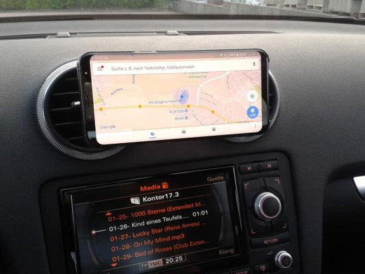 Handyhalter passend für Audi A3 S3 RS3 8P bj. 03-13 - Made in Germany