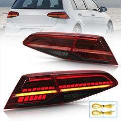VLAND LED Tail Lights for Volkswagen Golf 7 MK7 MK7.5 2013-2019