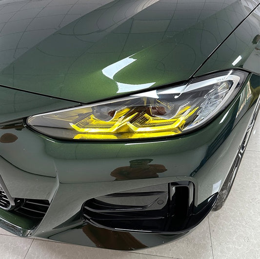 TNF DRL Tagfahrlichter Module gelb weiß switch passend für BMW M3 (G80/G81) M4 (G82/G83) LED Scheinwerfer