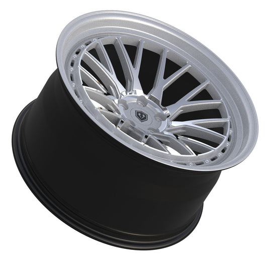 Raffa Wheels RFS-04 Forged Classic Monoblock | SILVER POLISHED LIP | 20 -21 Zoll