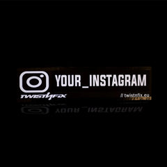 Instagram Profil Electric Sticker
