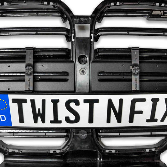 License plate holder TNF/byanco Edition suitable for BMW G8x Front