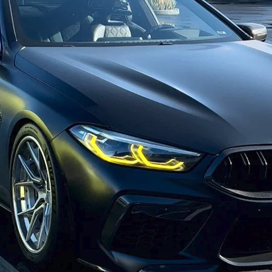 TNF DRL Tagfahrlichter Module nur gelb (kein switch) passend für F9x F91 F92 F93 8er G14,G15,G16 (Laser ab 2019)