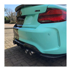 TNF+ rear diffuser carbon suitable for BMW (F87/F87C) N55 S55