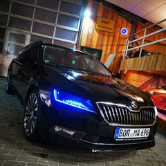Headlight cover suitable for Skoda Superb III (3V)