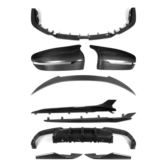 TNF+ SOOQOO Komplett-Kit Carbon passend für BMW M8 Coupé/Cabrio (F91/F92) – Cabrio (F91)