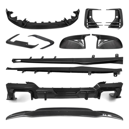 TNF+ SOOQOO Komplett-Kit Carbon passend für BMW X3 (G01 Facelift) – X3 (ohne M40i)