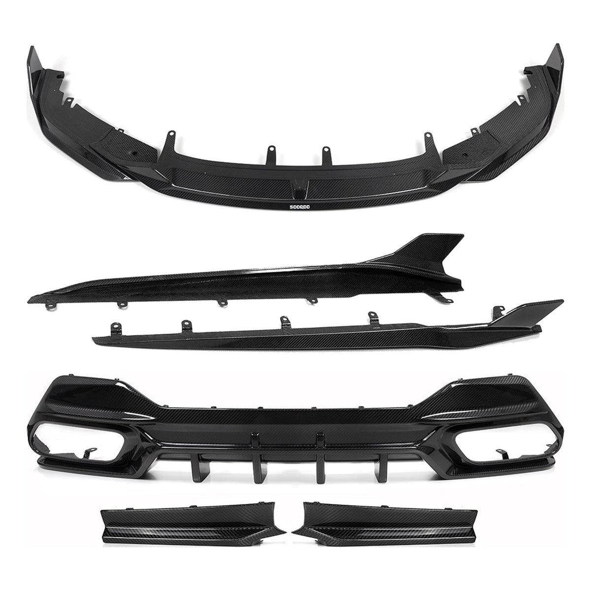 TNF+ SOOQOO Aero-Kit Carbon passend für BMW 8er Coupé/Cabrio (G14/G15)