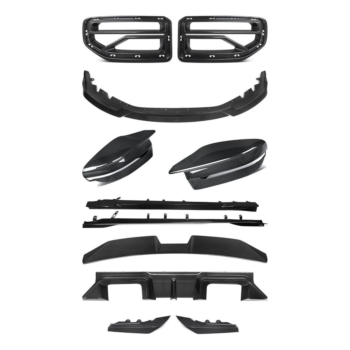 TNF+ SOOQOO EVO Komplett-Kit Carbon passend für BMW M2 (G87)