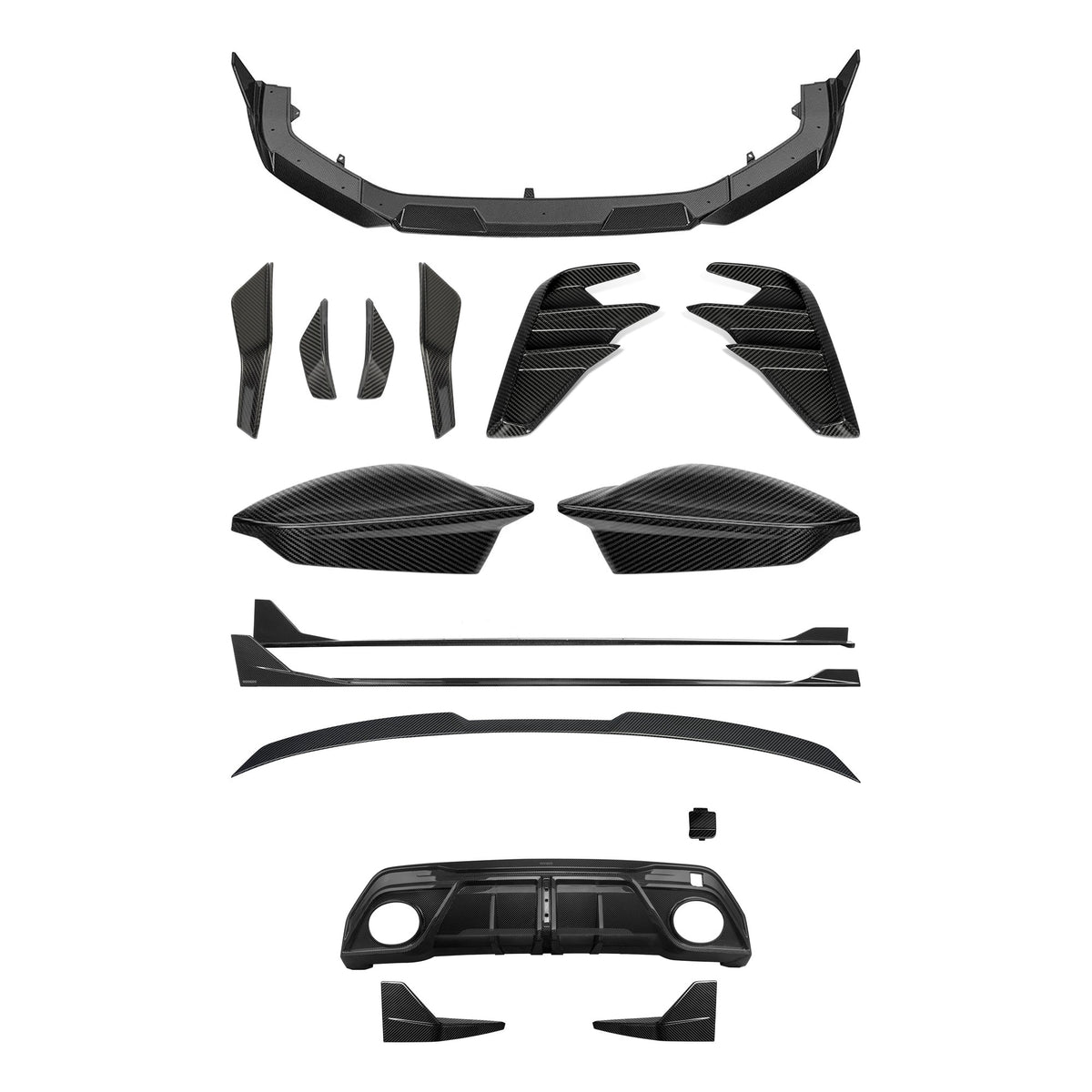 TNF+ SOOQOO Komplett-Kit Carbon passend für Audi RS3 (8Y Facelift)