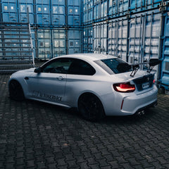 TNF+ Performance Carbon Heckspoiler inkl. CNC gefrästen Aufsteller passend für BMW M3 (F80/G80) M4 (F82/G82) M2 (F87 N55/F87C S55/G87)