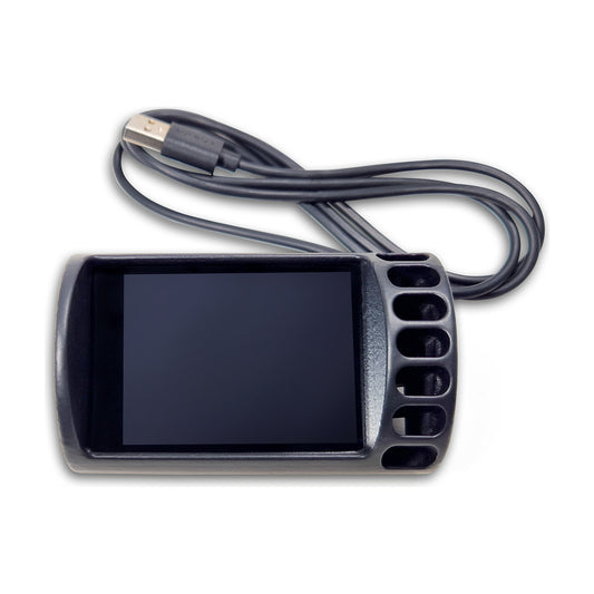 CANchecked Datendisplay MFD28 Gen2 passend für BMW 5er E34 LHD mit Klimaanlage