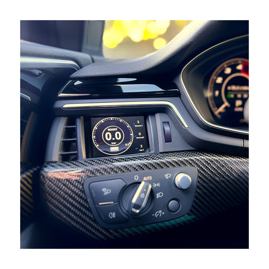 CANchecked Datendisplay MFD28 Gen2 passend für Audi A4 B9/A5 9T LHD