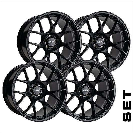 VPX Trackwheels TT.1 Set | Matt Schwarz | Flowform | passend für BMW M2 (G87) M3 (G80) M4 (G82)
