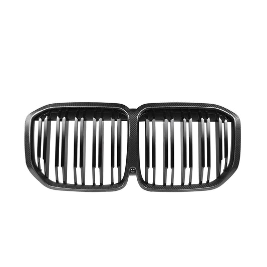 TNF+ Doppellamellen Frontgrill Carbon passend für BMW X7 (G07) PRE-LCI