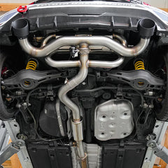 Aulitzky Exhaust | ECE Klappenabgasanlage 3" (76mm) ab OPF | passend für Toyota Yaris 1.6 GR (XP21) 261PS