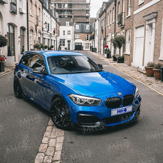 TNF Black Frontspoiler in schwarz glanz passend für den BMW 1er (F20/F21)