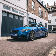 TNF Black Frontspoiler in schwarz glanz passend für BMW 2er (F22/F23)