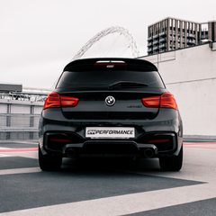 TNF Black Heck Spoiler in schwarz glanz passend für BMW 1er (F21/F22)