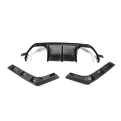 TNF+ 3-piece rear diffuser carbon suitable for BMW (F80/F82/F83)