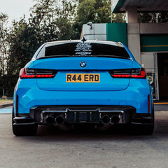 TNF+ SS1 Heck Seitendiffusor Ansätze Carbon passend für BMW M3 (G80)