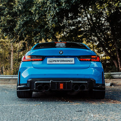 TNF+ SS1 Heck Seitendiffusor Ansätze Carbon passend für BMW M3 (G80)