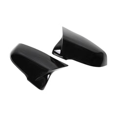 TNF Black mirror caps in glossy black suitable for BMW/Toyota (F40/F44/G29/A90)