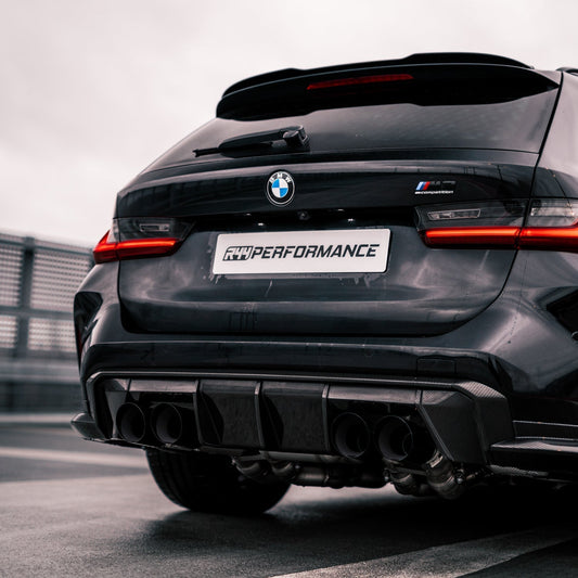 TNF+ rear diffuser insert made of carbon suitable for BMW (G80/G81/G82/G83)