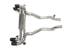 Aulitzky Exhaust | ECE exhaust system from cat/OPF with flap control | Suitable for BMW M5/M8 incl. Competition/CS (F90/F92) S63