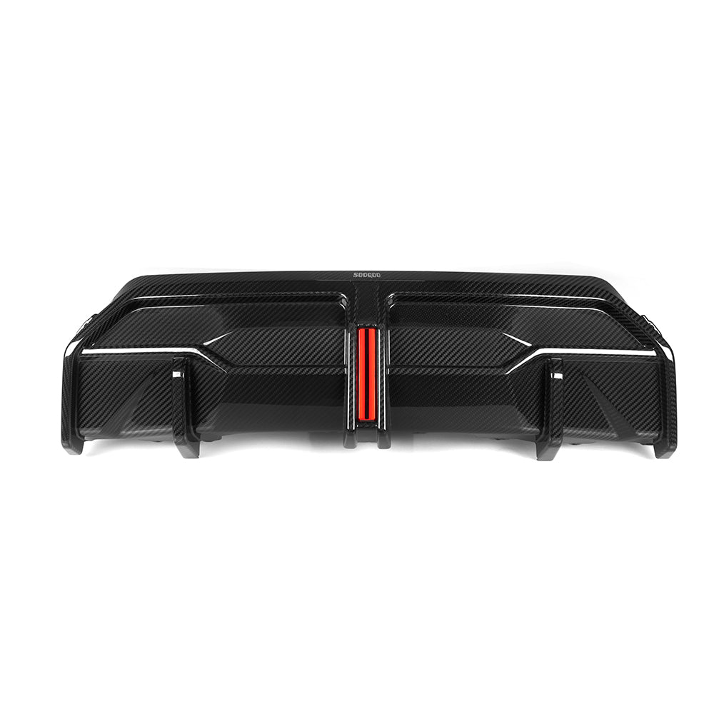 TNF+ SOOQOO Heckdiffusor mit Licht Carbon passend für BMW 2er (G42)